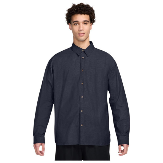 Nike Ανδρικό πουκάμισο Club Oversized Long-Sleeved Oxford Shirt Nike Ανδρικό πουκάμισο Club Oversized Long-Sleeved Oxford Shirt